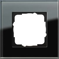 Рамка универсальная Gira Esprit 1-м. стекло черное картинка